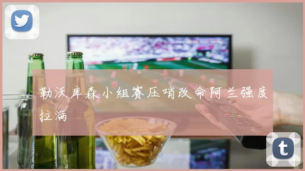 勒沃库森小组赛压哨改命阿兰强度拉满